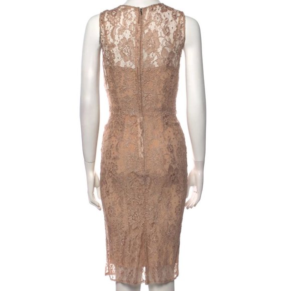 36 US 0 Dolce&Gabbana dress lace slip nude blush $3495 - Picture 2 of 9